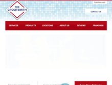 Tablet Screenshot of groutsmith.com